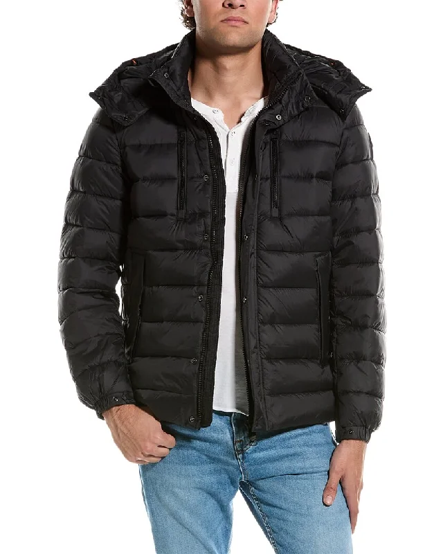 Men coats with a detachable faux - fur collar for a trendy and warm touchMen coats with a detachable faux - fur collar for a trendy and warm touchSave The Duck Casimir Jacket