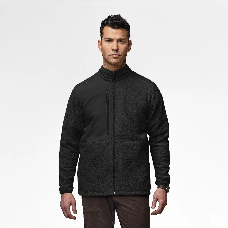 Performance - driven men jackets with breathable fabric for sportsPerformance - driven men jackets with breathable fabric for sportsSlate Men's Micro Fleece Zip Jacket - Black