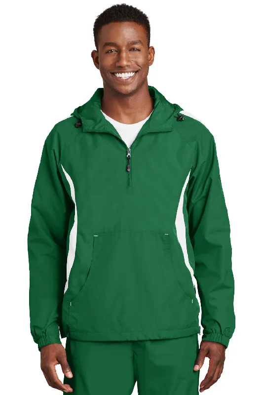 Checkered men jackets in a plaid pattern for a preppy appearanceCheckered men jackets in a plaid pattern for a preppy appearanceSport-Tek Mens 1/4 Zip Hooded Jacket - Kelly Green/White - Closeout