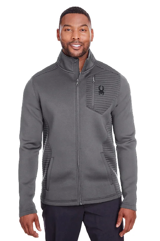 Performance - driven men jackets with breathable fabric for sportsPerformance - driven men jackets with breathable fabric for sportsSpyder Mens Venom Full Zip Jacket - Polar Grey