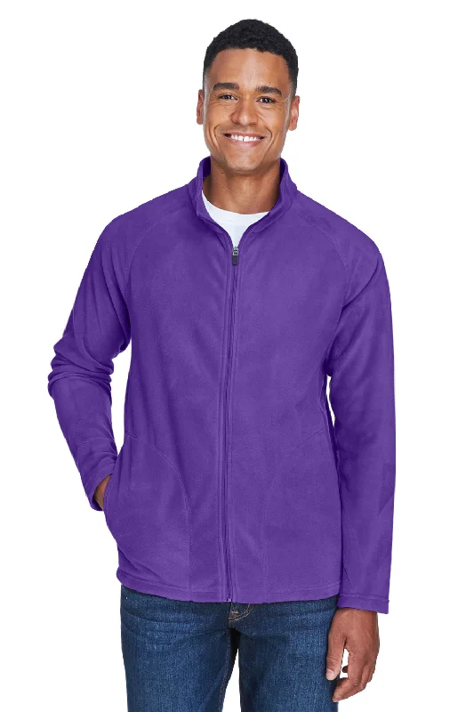 Men fleece - lined denim jackets for a rugged styleMen fleece - lined denim jackets for a rugged styleTeam 365 Mens Campus Pill Resistant Microfleece Full Zip Jacket - Purple