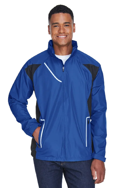 Stretch - fabric men jackets for unrestricted movement during workoutsStretch - fabric men jackets for unrestricted movement during workoutsTeam 365 Mens Dominator Waterproof Full Zip Hooded Jacket - Royal Blue