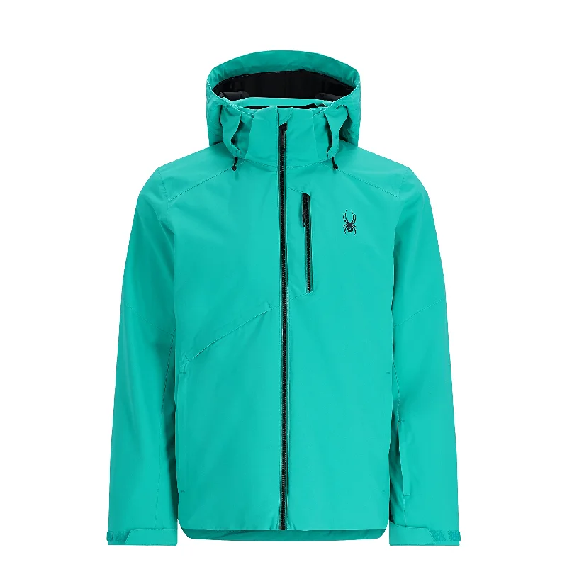 Windbreaker men jackets with UV protection for outdoor activitiesMens Tripoint - Teal Green