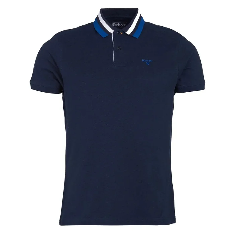 Men's antimicrobial polo shirts for odor - free daily wearBarbour Hawkeswater Tipped Polo Shirt Navy