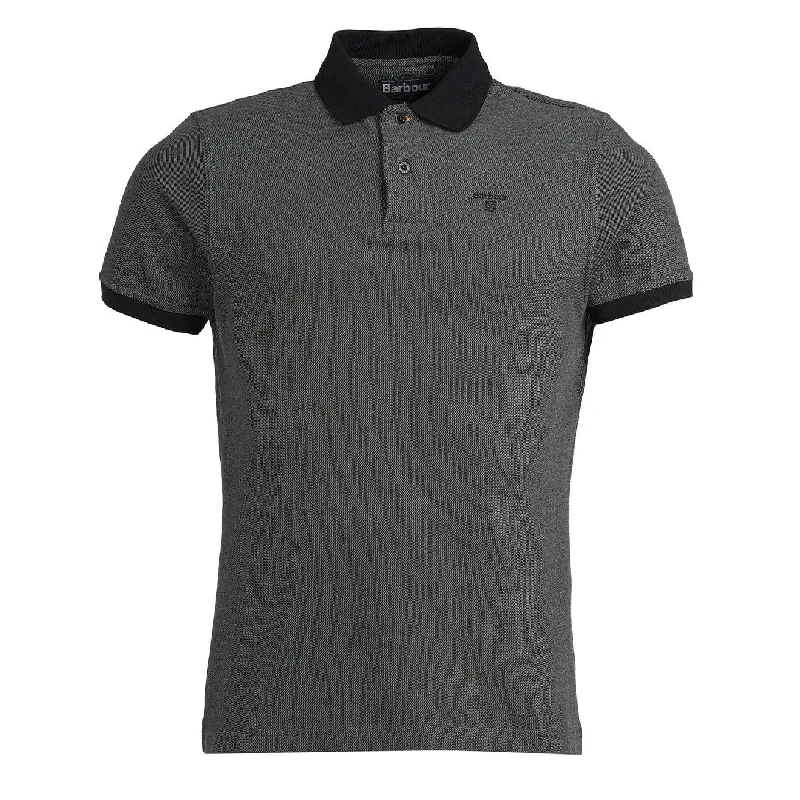 Men's high - collar polo shirts with a modern twistBarbour Sports Polo Mix Black