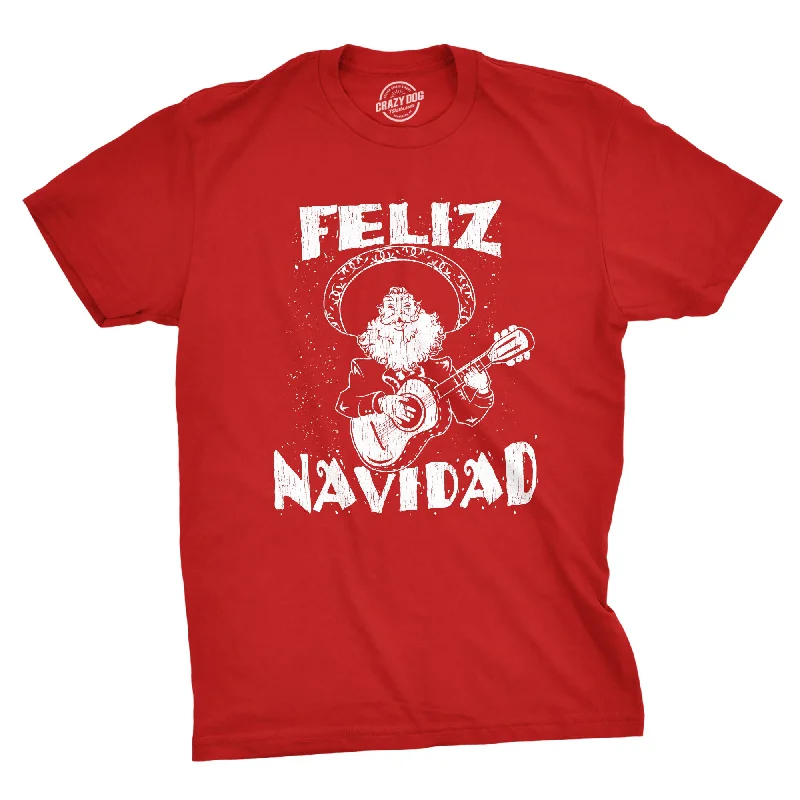 Men's eco - friendly recycled t - shirts for sustainable fashion choicesMen's eco - friendly recycled t - shirts for sustainable fashion choicesFeliz Navidad Men's T Shirt