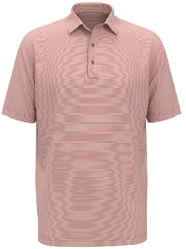 Men's vintage - inspired retro polo shirts with unique patternsMens Fine Line Stripe Golf Polo