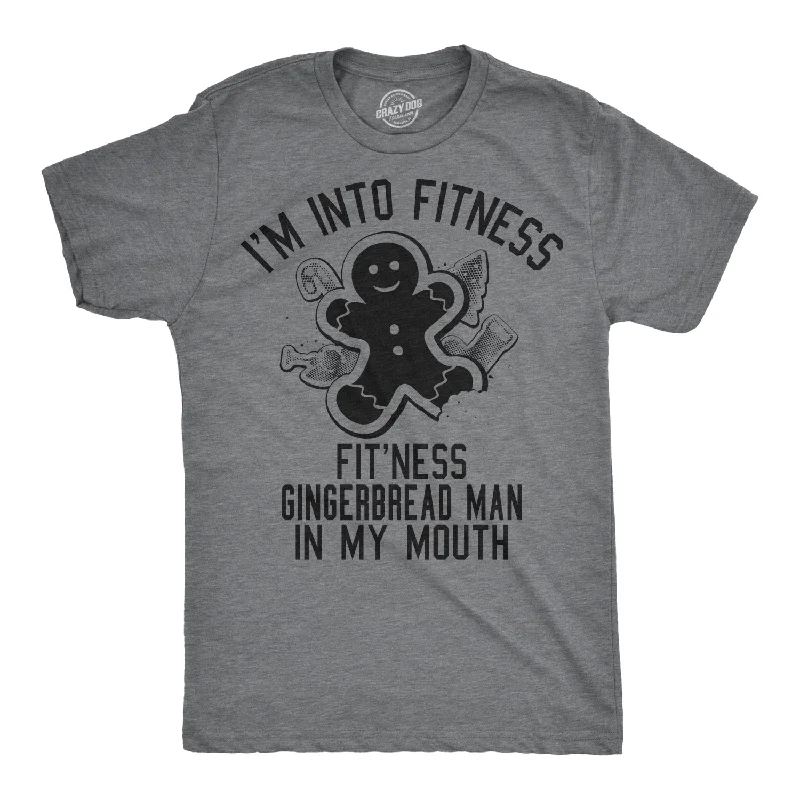 Men's UV - protection t - shirts for outdoor activities in the sunMen's UV - protection t - shirts for outdoor activities in the sunFitness Gingerbread In My Mouth Men's T Shirt