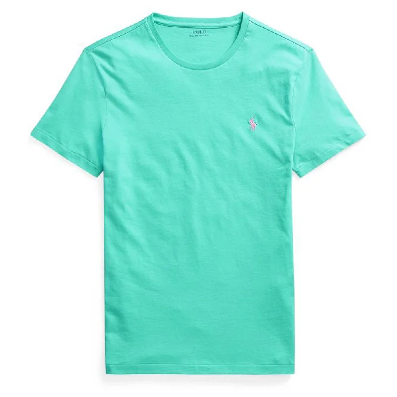 Men's quick - dry polo shirts for water sports activitiesPolo Ralph Lauren Custom Classic Fit S/S T-Shirt Sunset Green