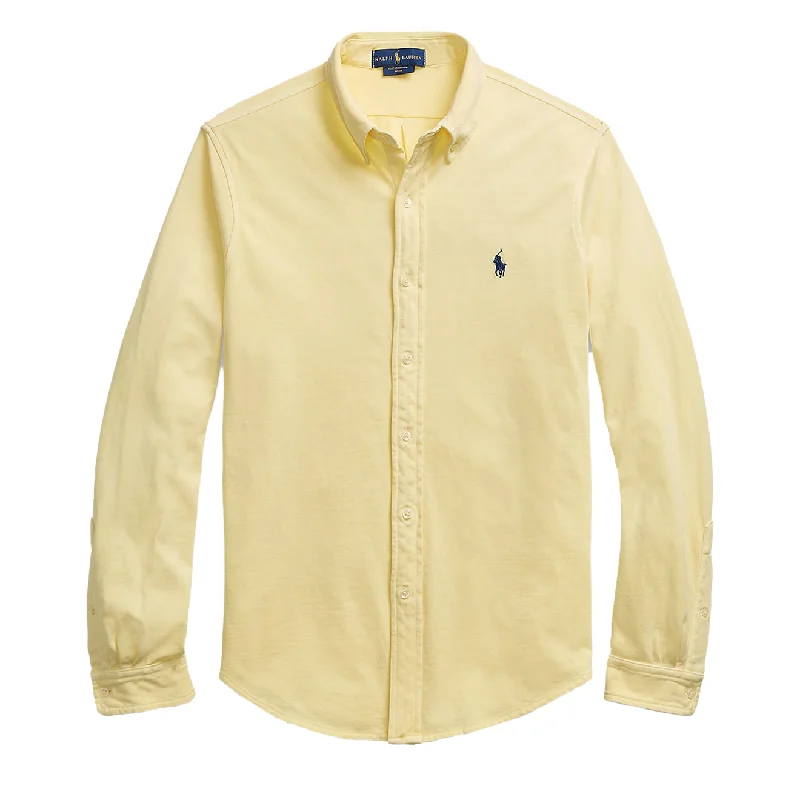 Men's lightweight performance polo shirts for tennis matchesPolo Ralph Lauren Slim Fit Twill Shirt Bristol Yellow