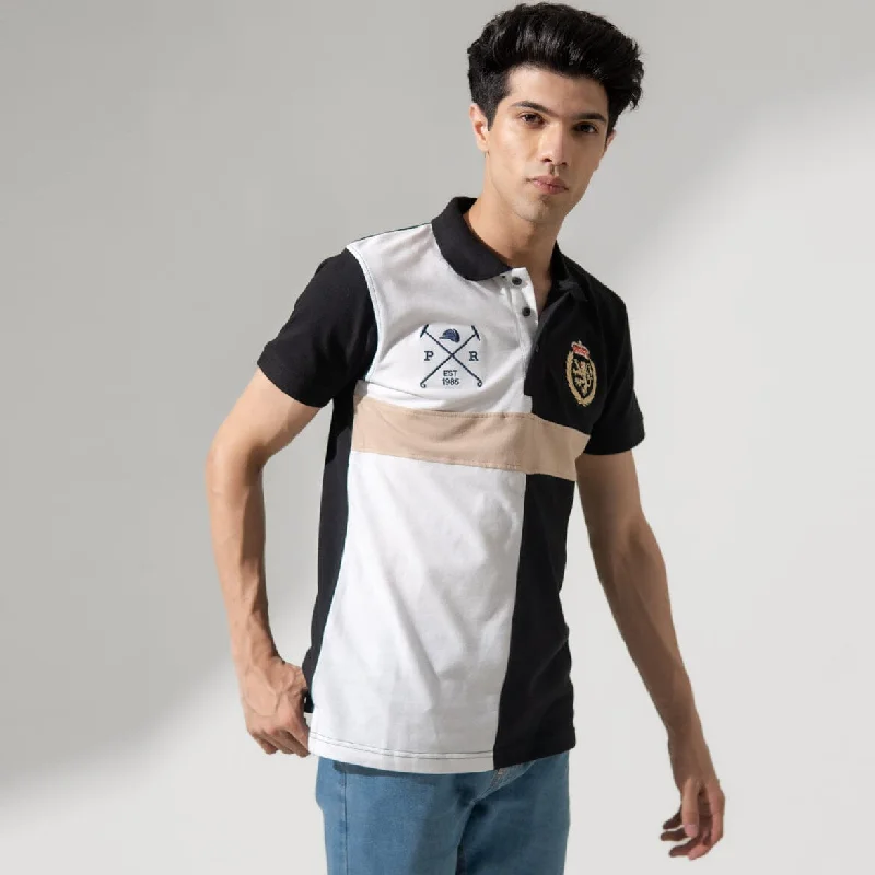 Men's luxury cashmere blend polo shirts in solid colorsPolo Republica Men's Lion Crest & Mallets Embroidered Polo Shirt